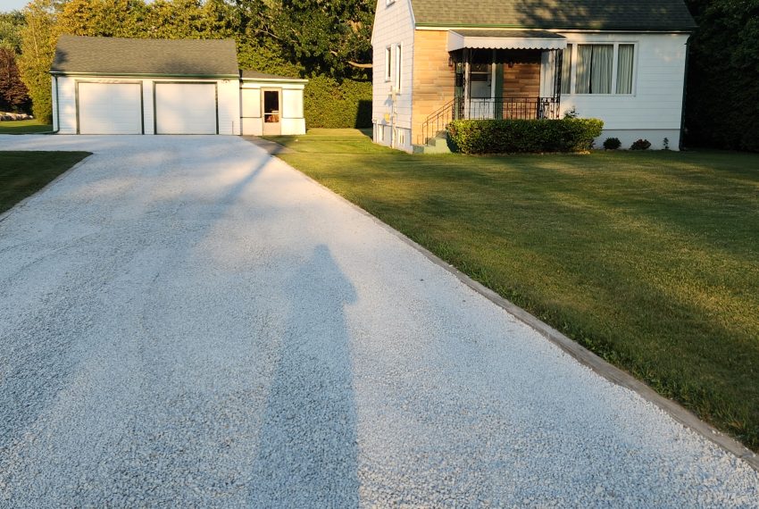 New driveway Aug. 15 2025