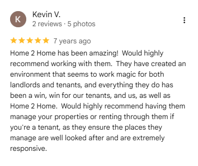 Google Review - Kevin - 2019
