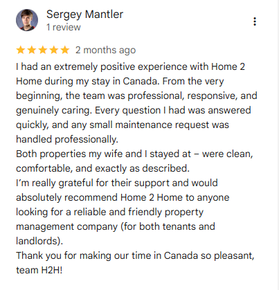 Google Review - Sergey - 2026