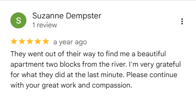 Google Review - Suzanne - March 2025